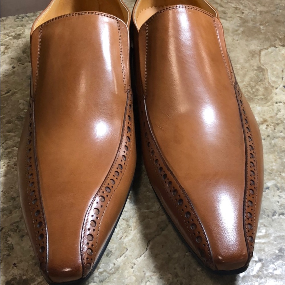 NWB FIESSO AURELIO GARCIA BRWN Leather Shoe FI3126